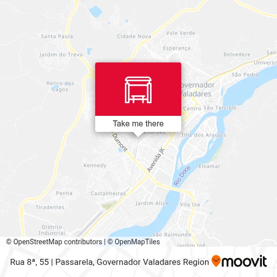 Rua 8ª, 55 | Passarela map