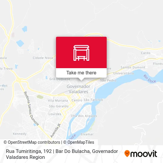 Rua Tumiritinga, 192 | Bar Do Bulacha map