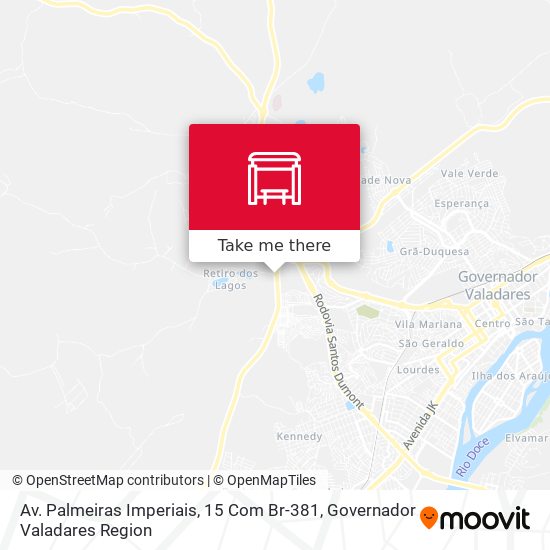 Av. Palmeiras Imperiais, 15 Com Br-381 map