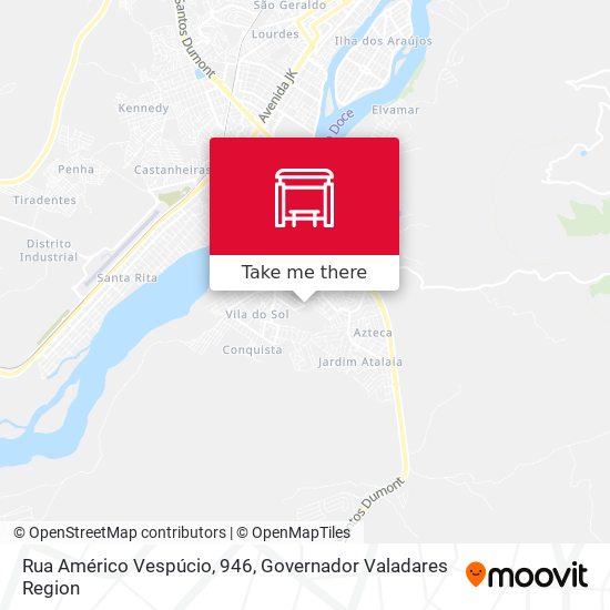 Mapa Rua Américo Vespúcio, 946