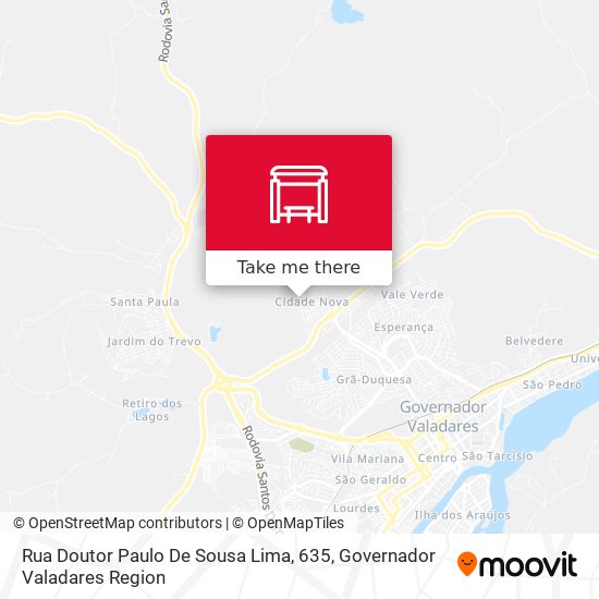 Mapa Rua Doutor Paulo De Sousa Lima, 635