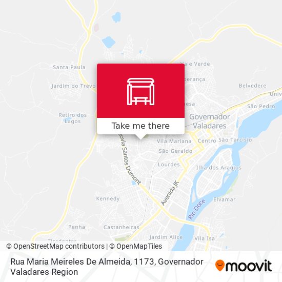 Mapa Rua Maria Meireles De Almeida, 1173