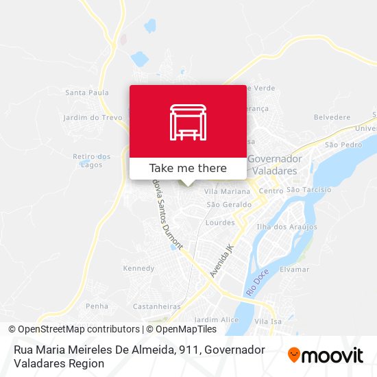 Mapa Rua Maria Meireles De Almeida, 911