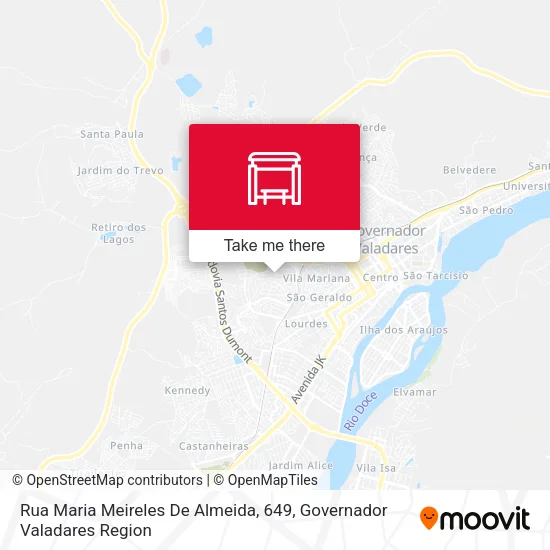 Rua Maria Meireles De Almeida, 649 map
