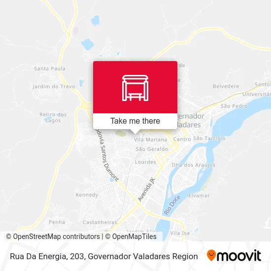 Rua Da Energia, 203 map