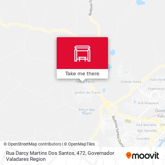 Mapa Rua Darcy Martins Dos Santos, 472