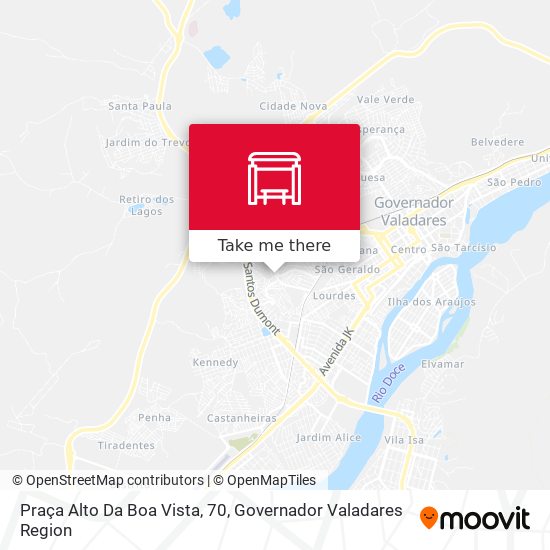 Mapa Praça Alto Da Boa Vista, 70