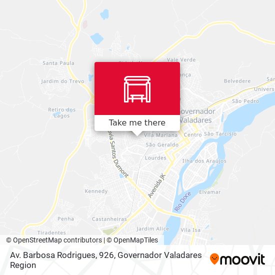 Mapa Av. Barbosa Rodrigues, 926