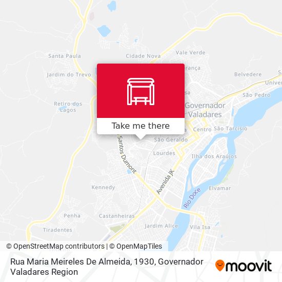 Rua Maria Meireles De Almeida, 1930 map