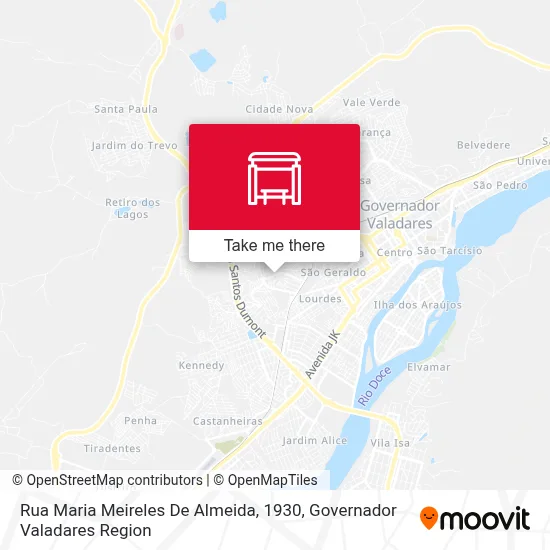 Rua Maria Meireles De Almeida, 1930 map