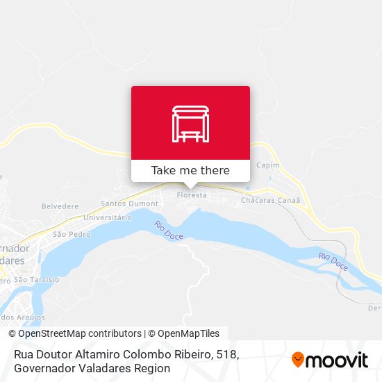 Mapa Rua Doutor Altamiro Colombo Ribeiro, 518