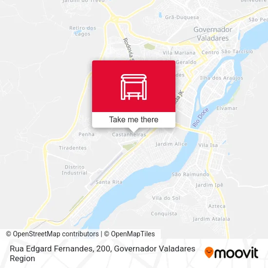 Rua Edgard Fernandes, 200 map