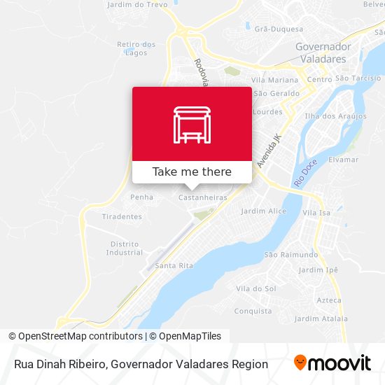 Rua Dinah Ribeiro map