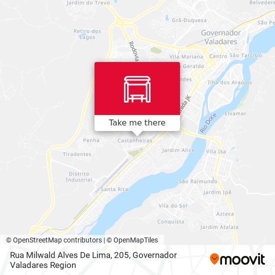 Rua Milwald Alves De Lima, 205 map