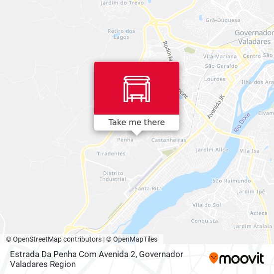 Mapa Estrada Da Penha Com Avenida 2