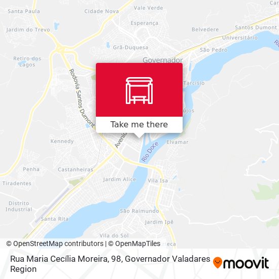 Mapa Rua Maria Cecília Moreira, 98