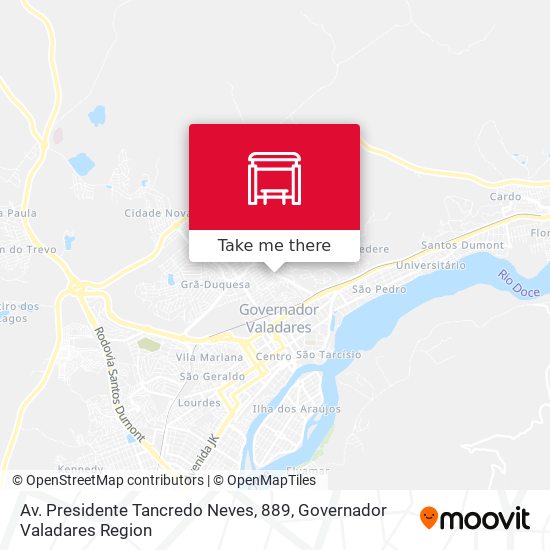 Mapa Av. Presidente Tancredo Neves, 889