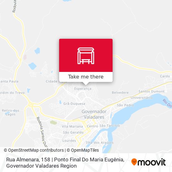 Mapa Rua Almenara, 158 | Ponto Final Do Maria Eugênia
