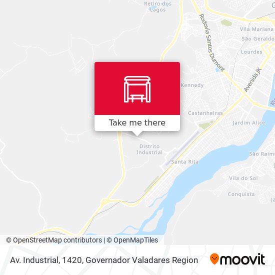 Av. Industrial, 1420 map