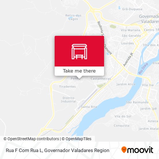 Rua F Com Rua L map