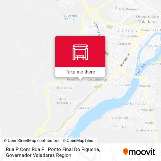 Rua P Com Rua F | Ponto Final Do Figueira map