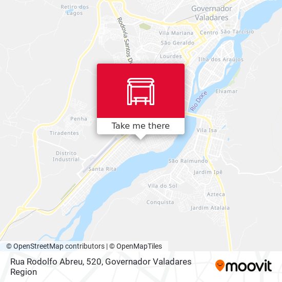 Mapa Rua Rodolfo Abreu, 520