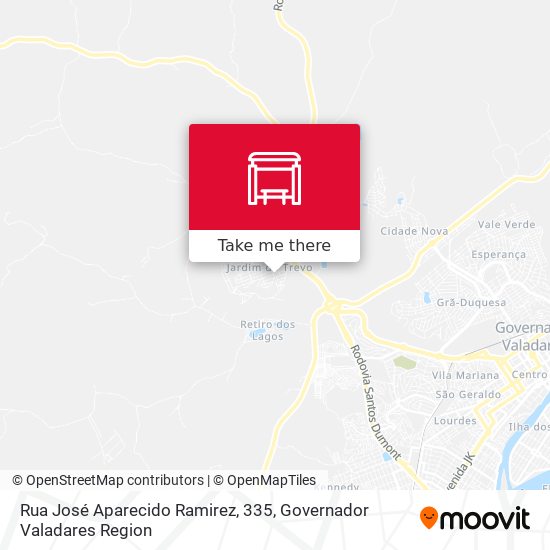 Mapa Rua José Aparecido Ramirez, 335