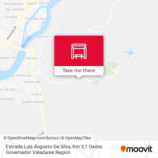 Estrada Luís Augusto Da Silva, Km 3,1 Oeste map