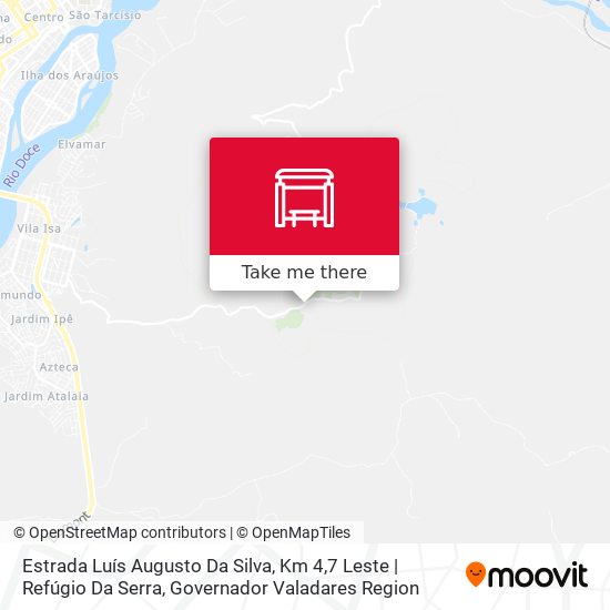 Estrada Luís Augusto Da Silva, Km 4,7 Leste | Refúgio Da Serra map