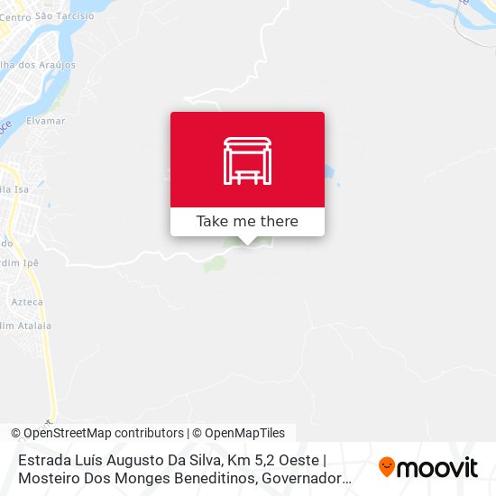 Mapa Estrada Luís Augusto Da Silva, Km 5,2 Oeste | Mosteiro Dos Monges Beneditinos