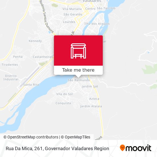 Rua Da Mica, 261 map