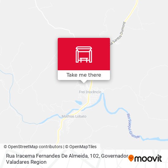 Rua Iracema Fernandes De Almeida, 102 map