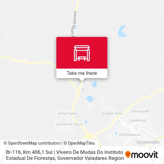 Br-116, Km 406,1 Sul | Viveiro De Mudas Do Instituto Estadual De Florestas map