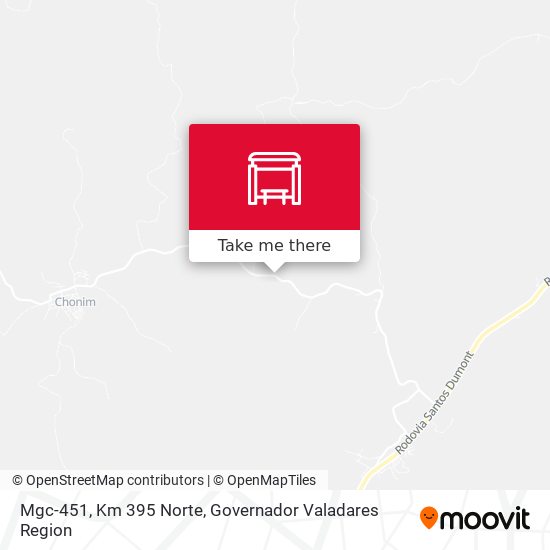 Mgc-451, Km 395 Norte map