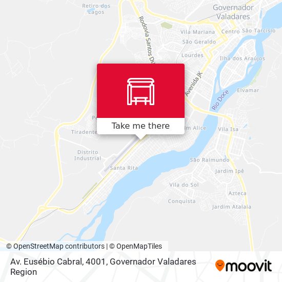 Mapa Av. Eusébio Cabral, 4001