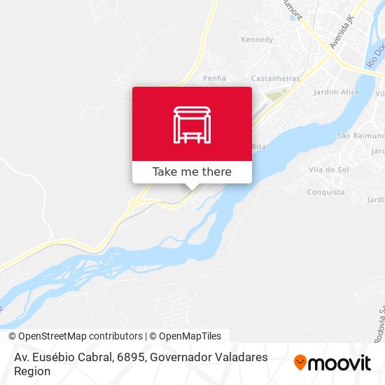 Mapa Av. Eusébio Cabral, 6895