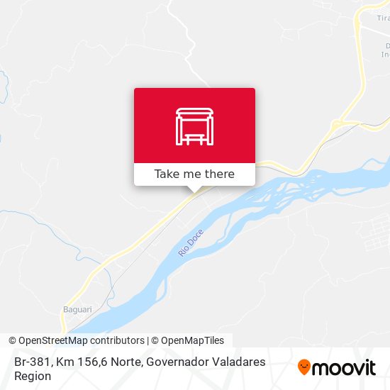 Br-381, Km 156,6 Norte map