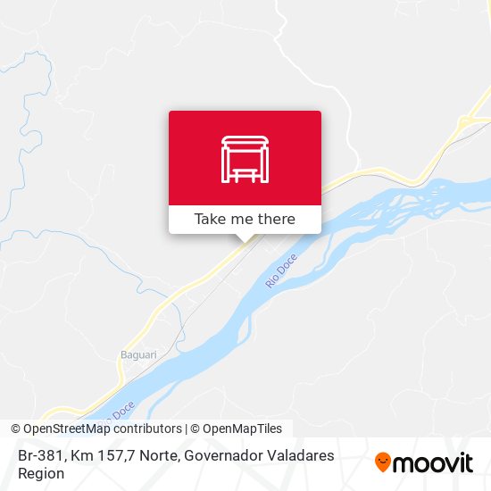 Br-381, Km 157,7 Norte map