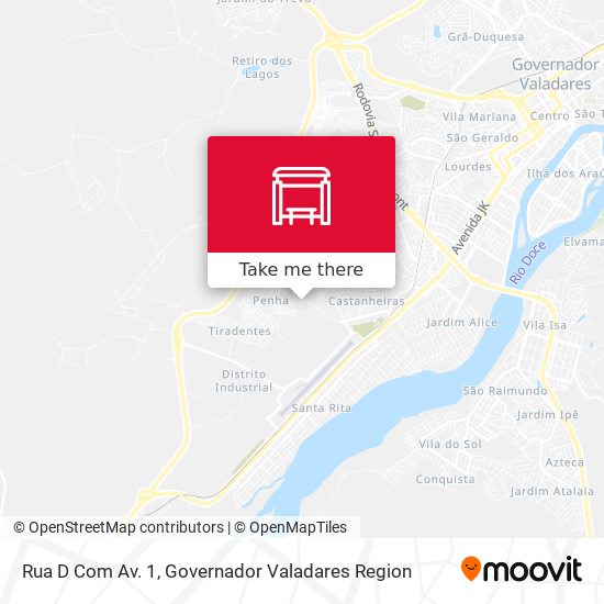 Rua D Com Av. 1 map