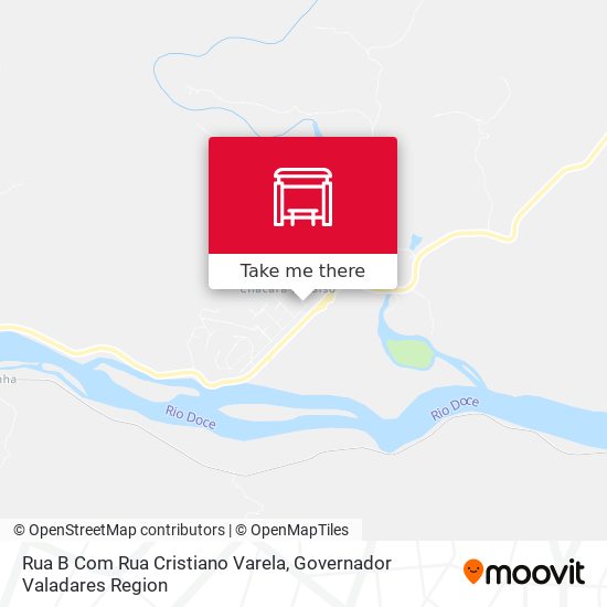 Mapa Rua B Com Rua Cristiano Varela