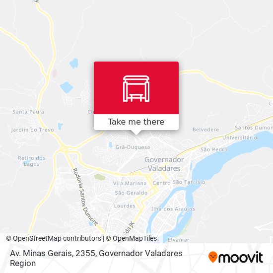 Mapa Av. Minas Gerais, 2355