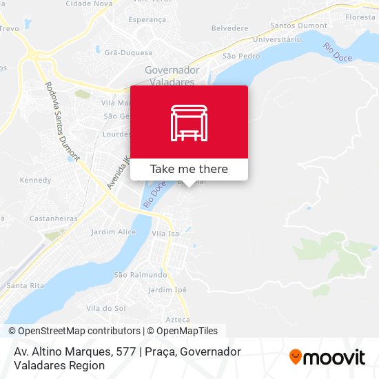 Mapa Av. Altino Marques, 577 | Praça