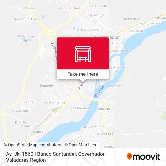 Av. Jk, 1560 | Banco Santander map