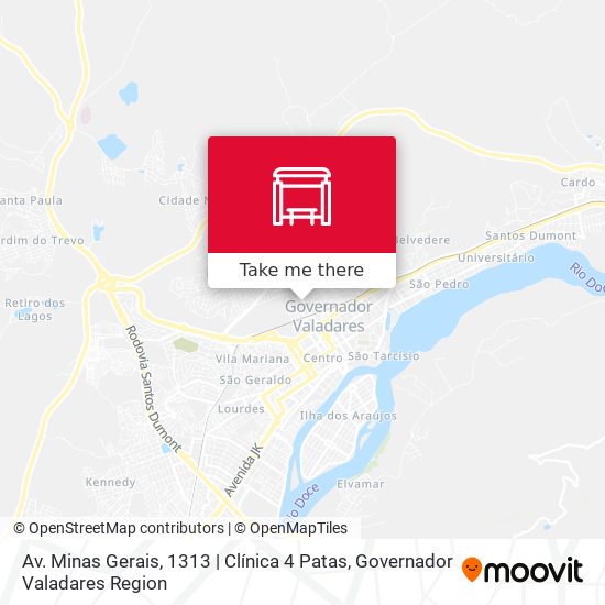 Av. Minas Gerais, 1313 | Clínica 4 Patas map