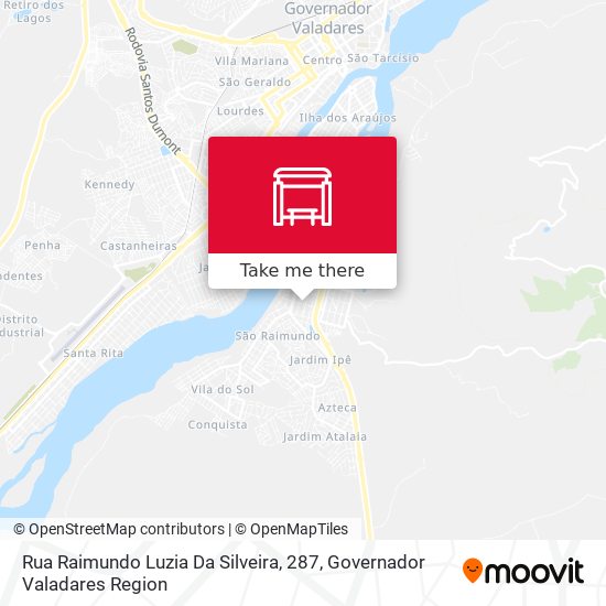 Mapa Rua Raimundo Luzia Da Silveira, 287
