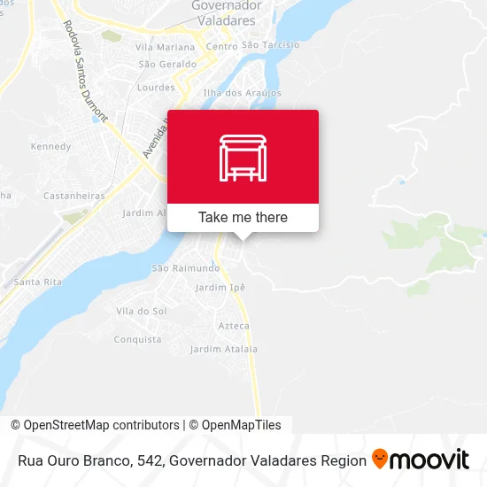 Rua Ouro Branco, 542 map