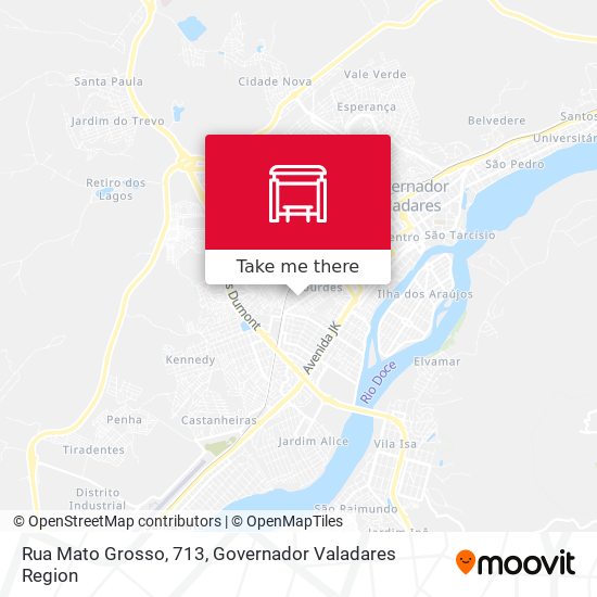 Mapa Rua Mato Grosso, 713