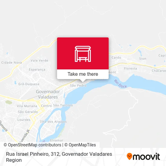 Rua Israel Pinheiro, 312 map