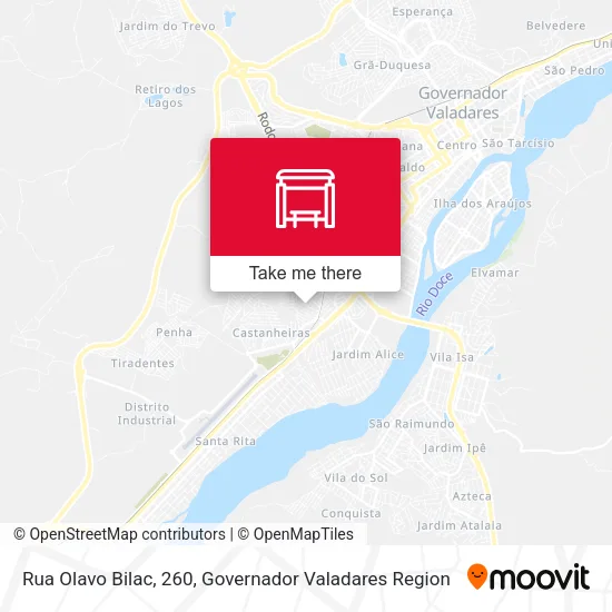 Rua Olavo Bilac, 260 map