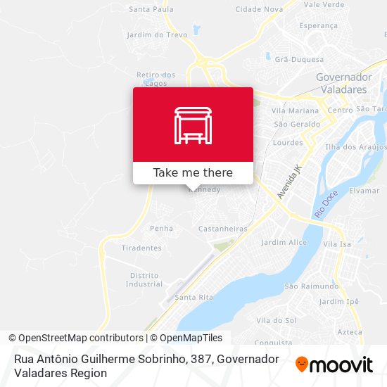 Rua Antônio Guilherme Sobrinho, 387 map